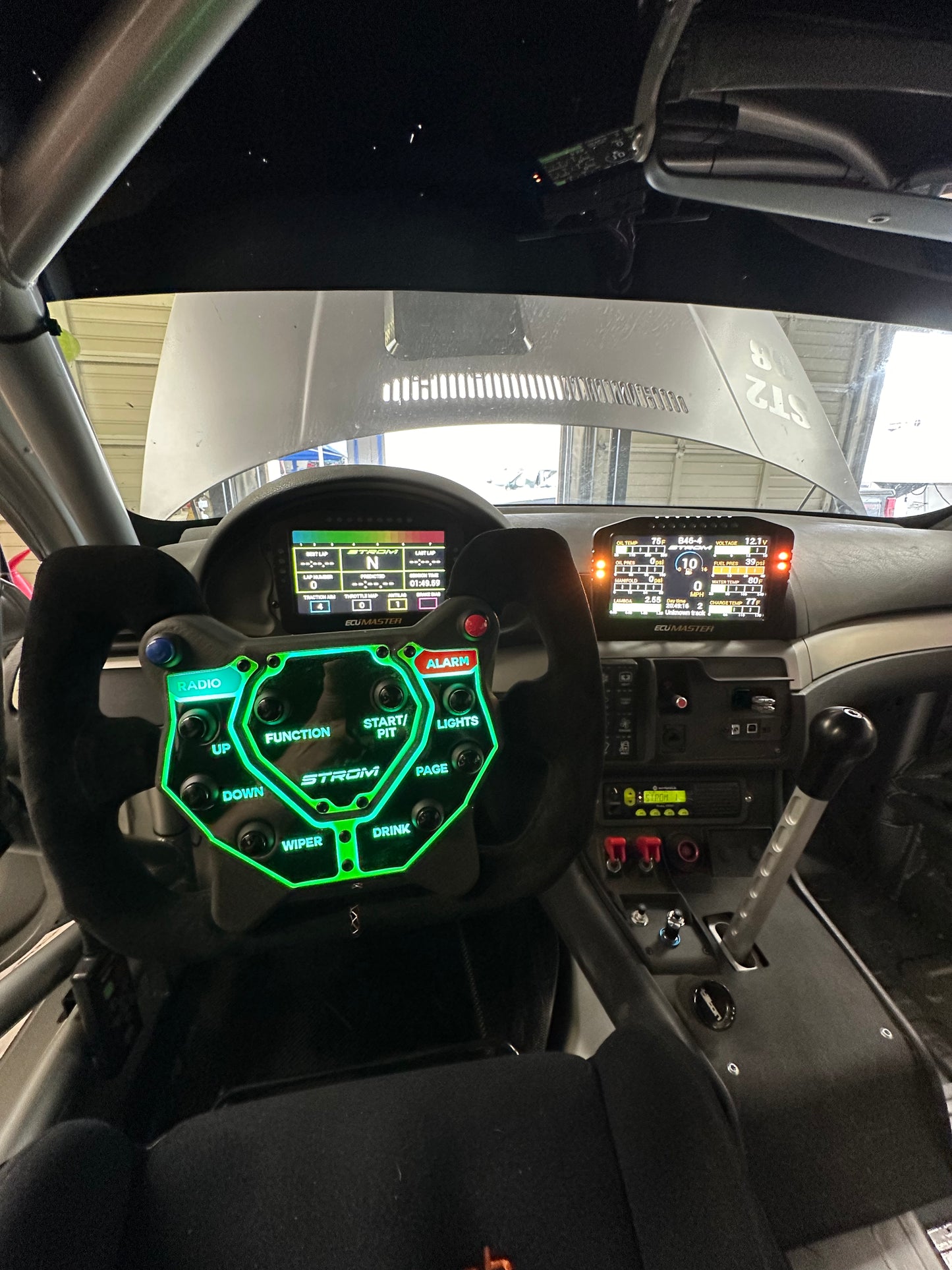 STROM Full Race Steering Wheel with Backlighting and CAN BUS