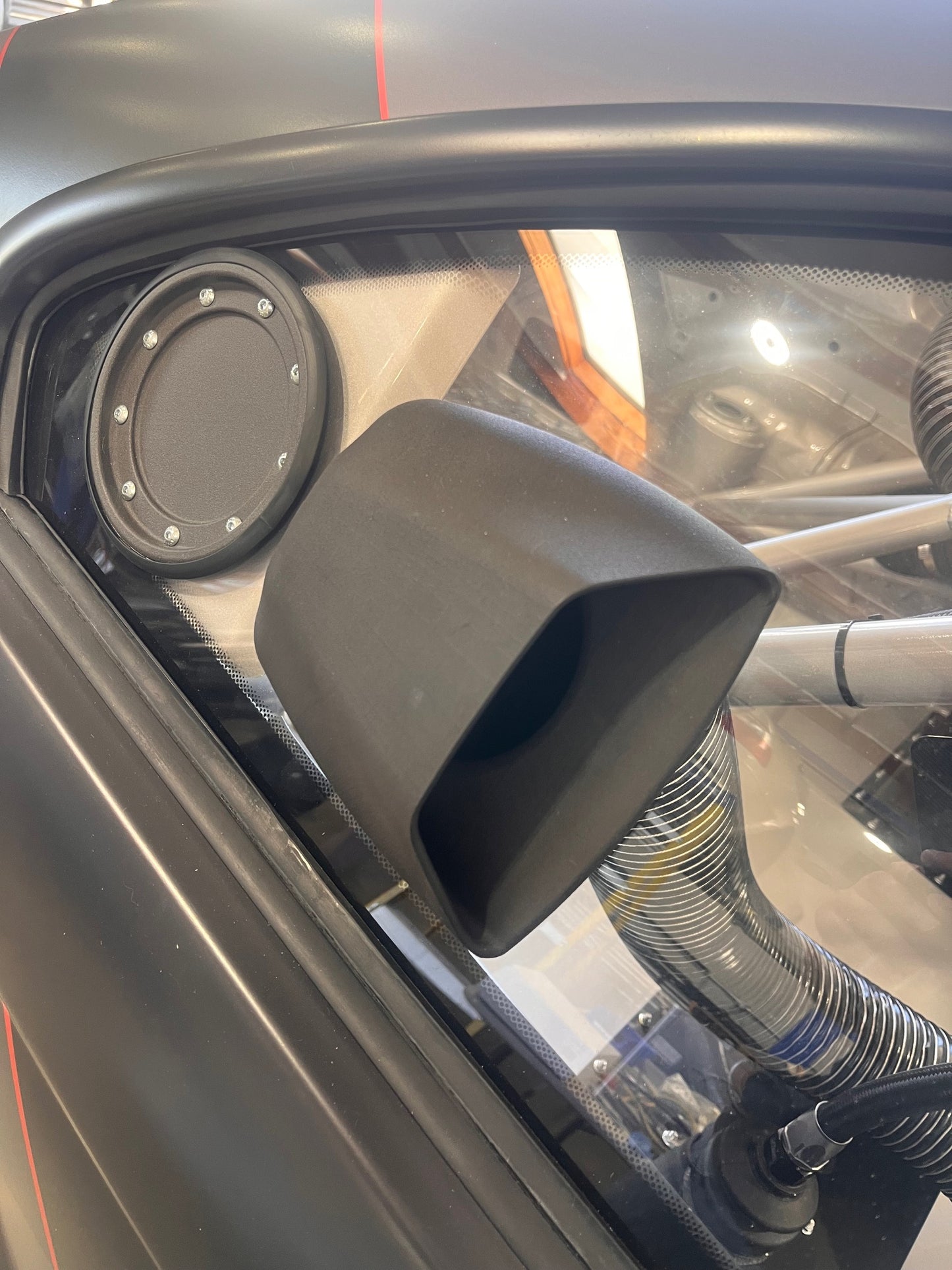 STROM Ram Air window Inlet Duct for Race Cars - 3" and 4"