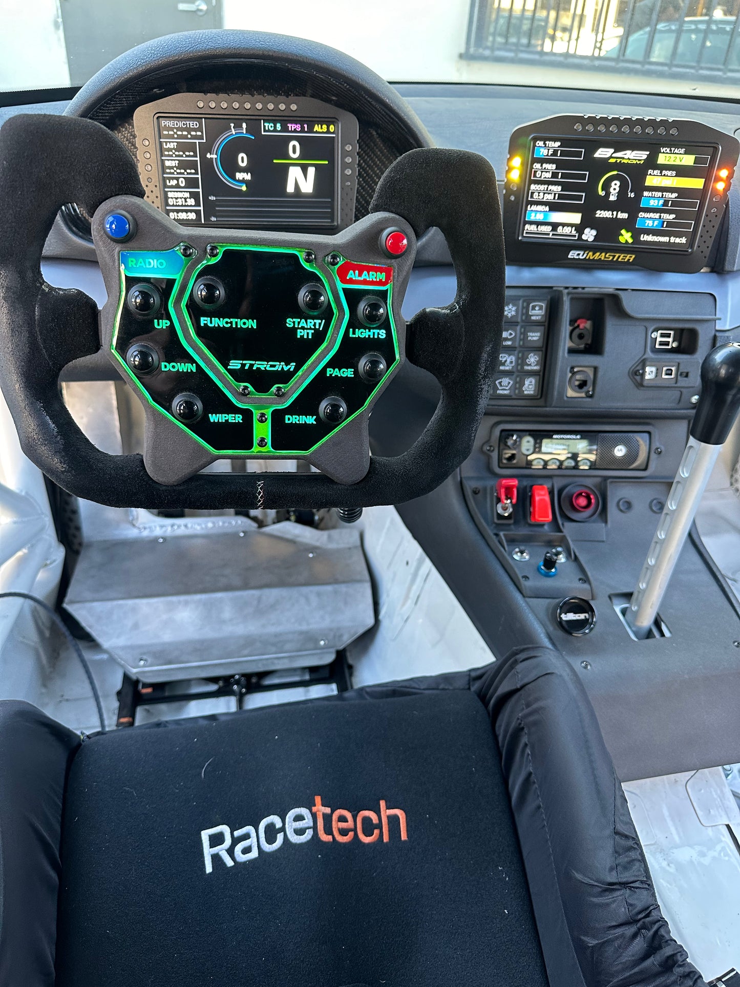 STROM Full Race Steering Wheel with Backlighting and CAN BUS