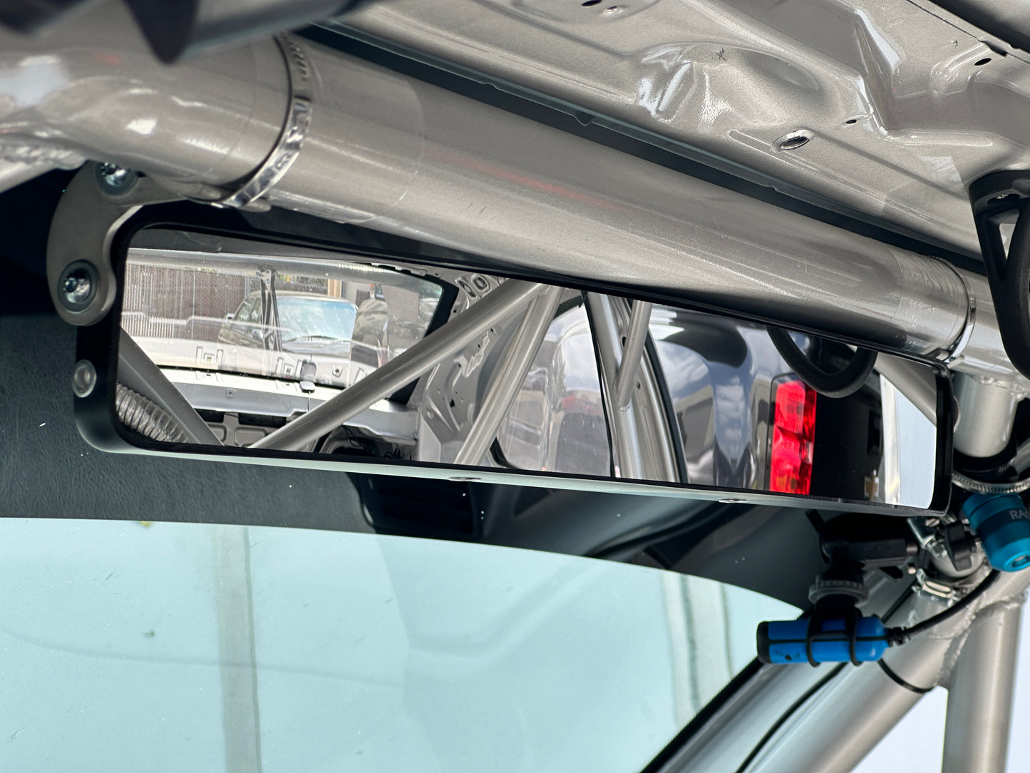 SuperCar Interior Rearview Mirror with STROM Mounts for 1.5" or 1.75" bar