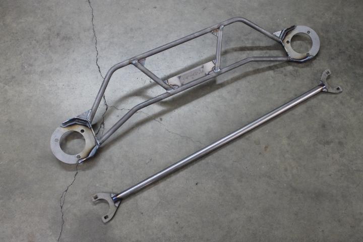 E36 Front and Rear Strut Bar Package combo - E36 M3, 328i, 328 compatible