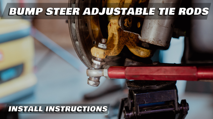 Drift Spec Adjustable Bump Steer Tie Rods - E30/E36/E46/Z3/Z4