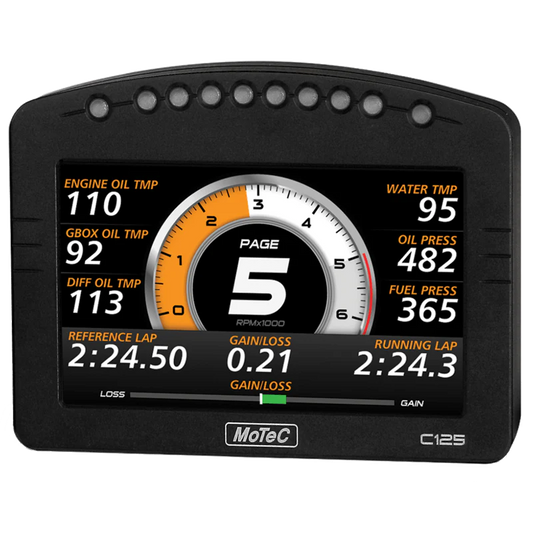 Motec C125 5" Color Display W/USB