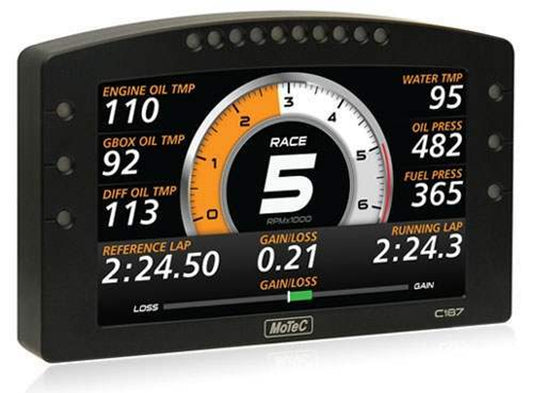 Motec C187 7" Color Display Logger w/USB