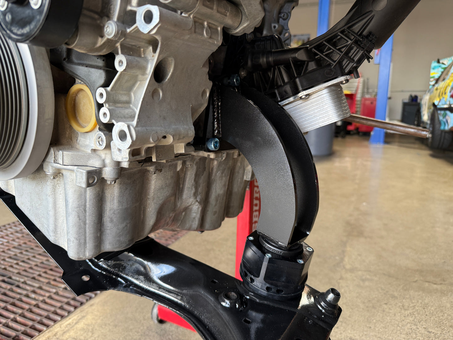 B48 into E36/E46 Engine Mount Brackets - Welded Steel