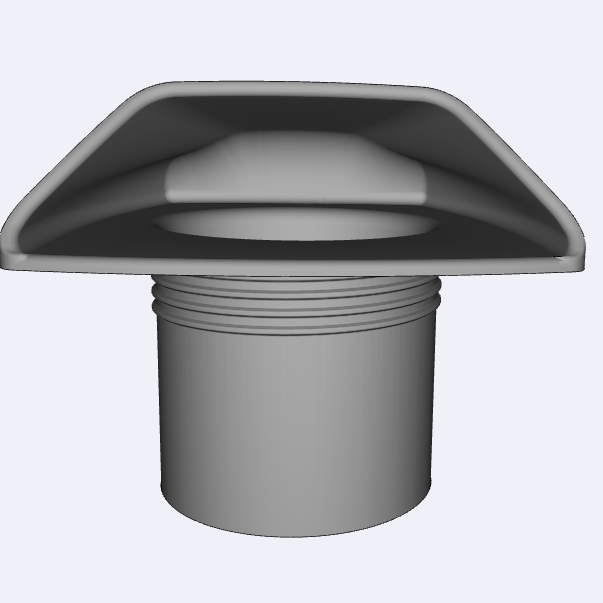99.00117/8 Ram Air Window Inlet 3" or 4"