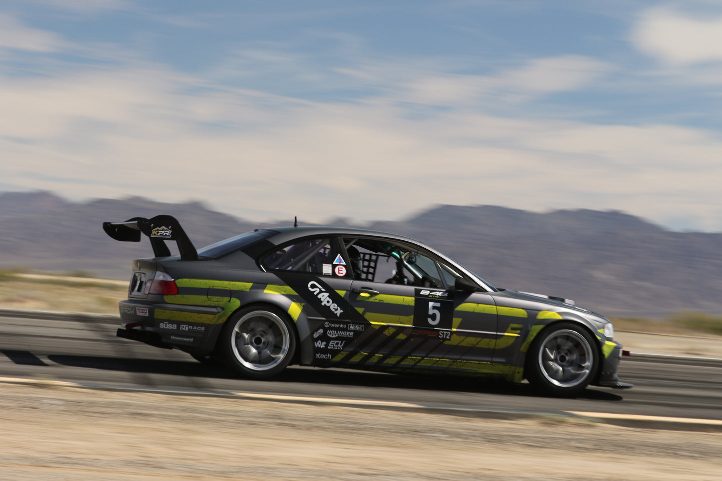STROM E46 Swan Neck Carbon Wing Kit