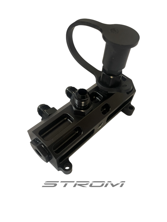 Fuel Distribution Block with fittings and pumpout