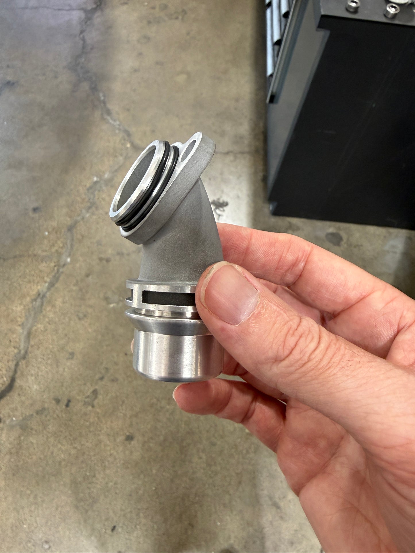 Water Pump to Lower Radiator Hose Fitting - B46D / B48D - BMW G20, G22, G30, G01, G02, G29, Supra