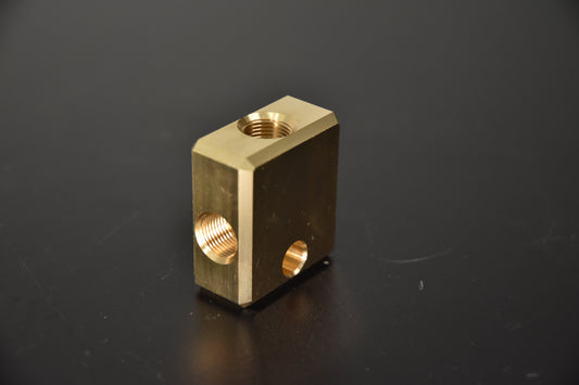 M12x1.0 Bubble Flare Tee Fitting - MK60 Pressure Sensor Adapter