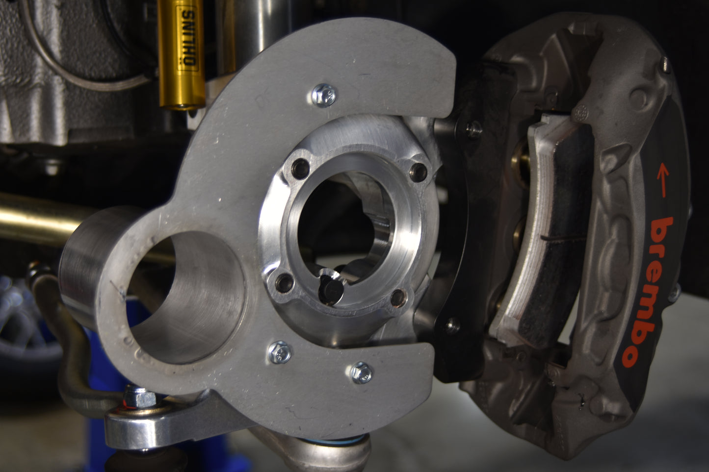 Brake Backing Plates for Strom Billet E46 Upright