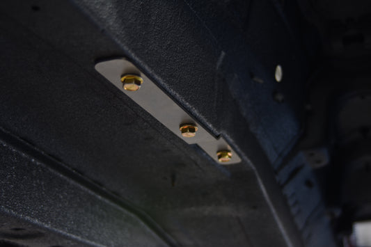 E46 Transmission Body Mount Reinforcement Plates