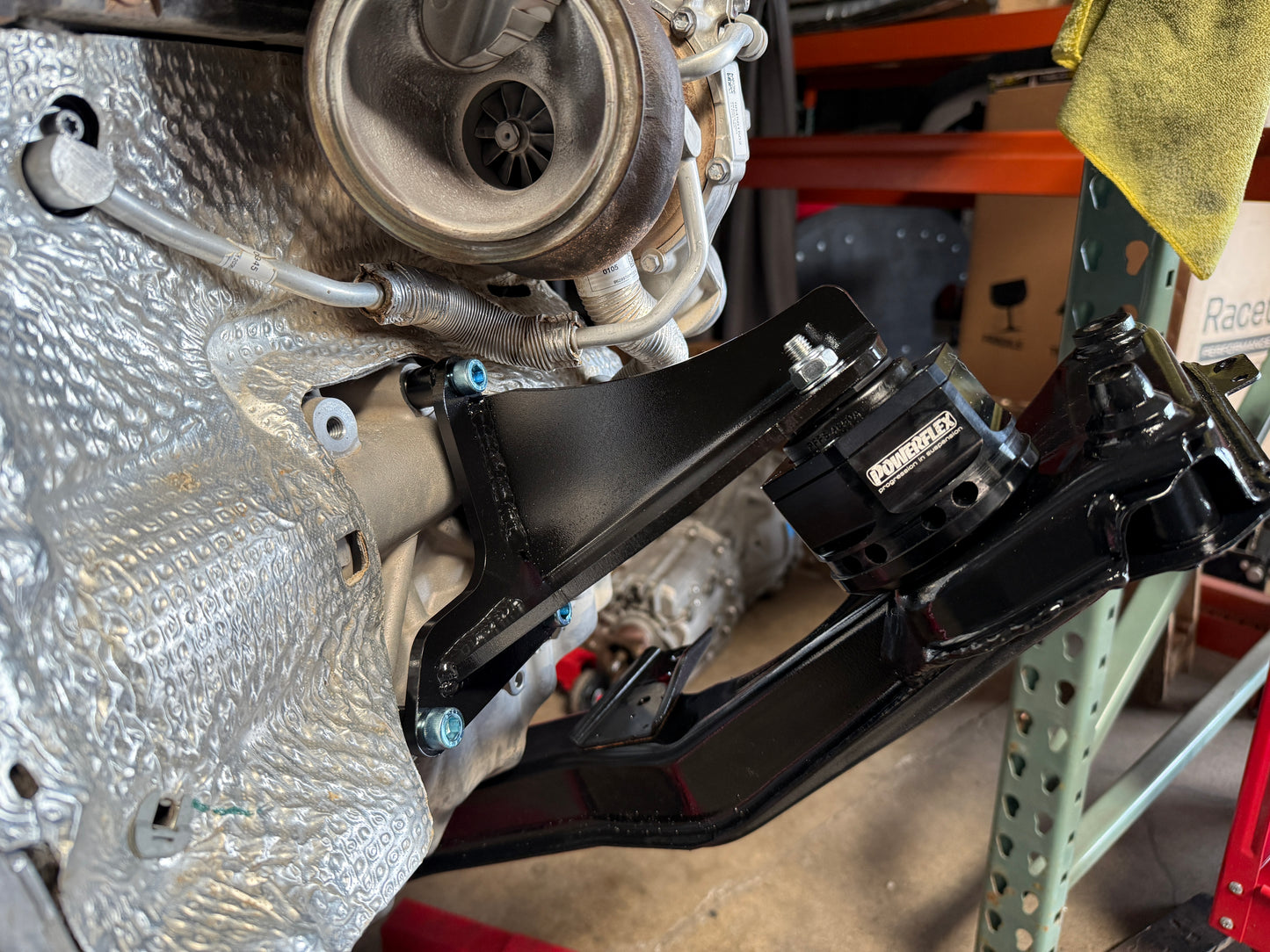 B48 into E36/E46 Engine Mount Brackets - Welded Steel