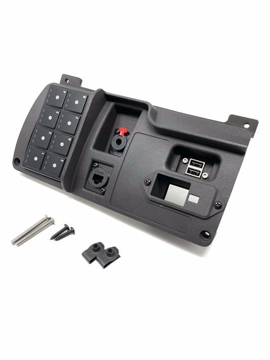 B46 Center Dash Keypad and Dataport  Assembly