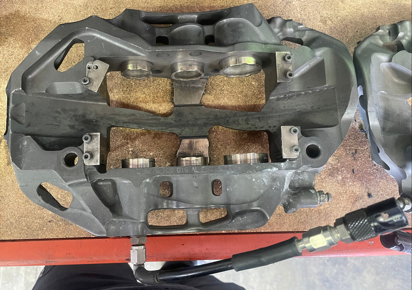 AP racing brake caliper set for M4 GT4 - 34108419715 and 34108419716