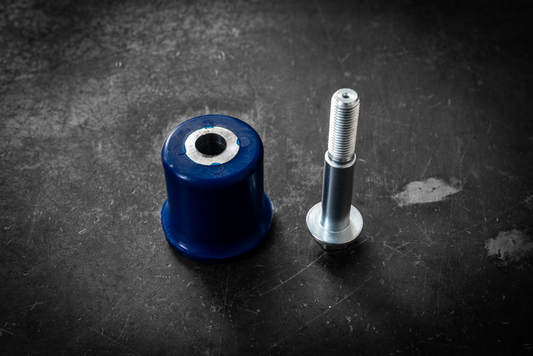 E36 / E46 (non M) Polyurethane Front Differential Mount Bushing and M14 Bolt Upgrade Combo - Fits E85 and E86
