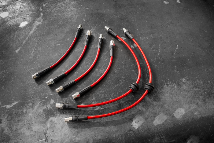 E36 Stainless Steel Complete 6 Brake Line Kit - DOT Compliant