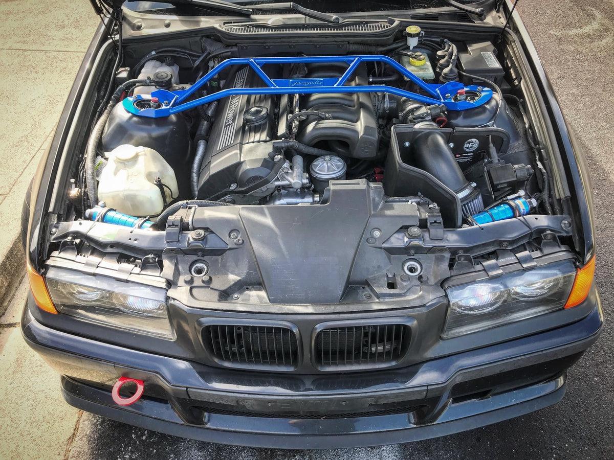 E36 Front and Rear Strut Bar Package combo - E36 M3, 328i, 328 compatible