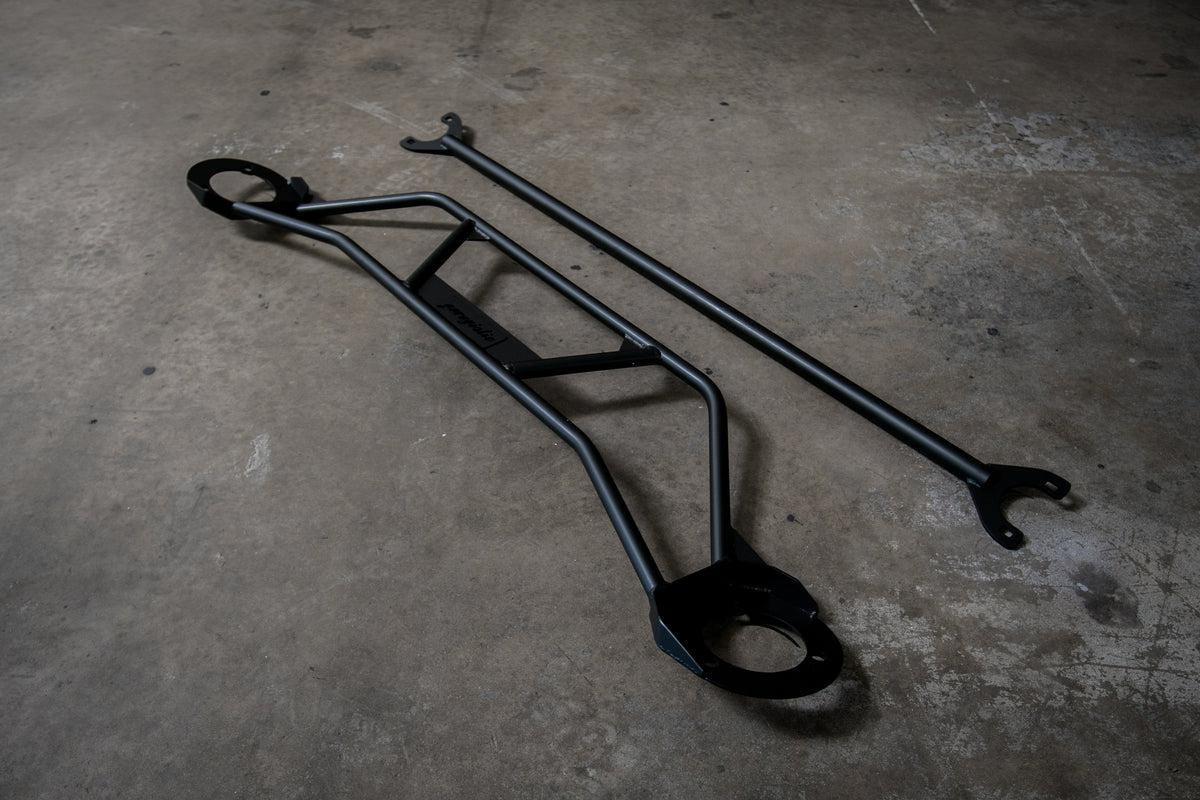 E36 Front and Rear Strut Bar Package combo - E36 M3, 328i, 328 compatible
