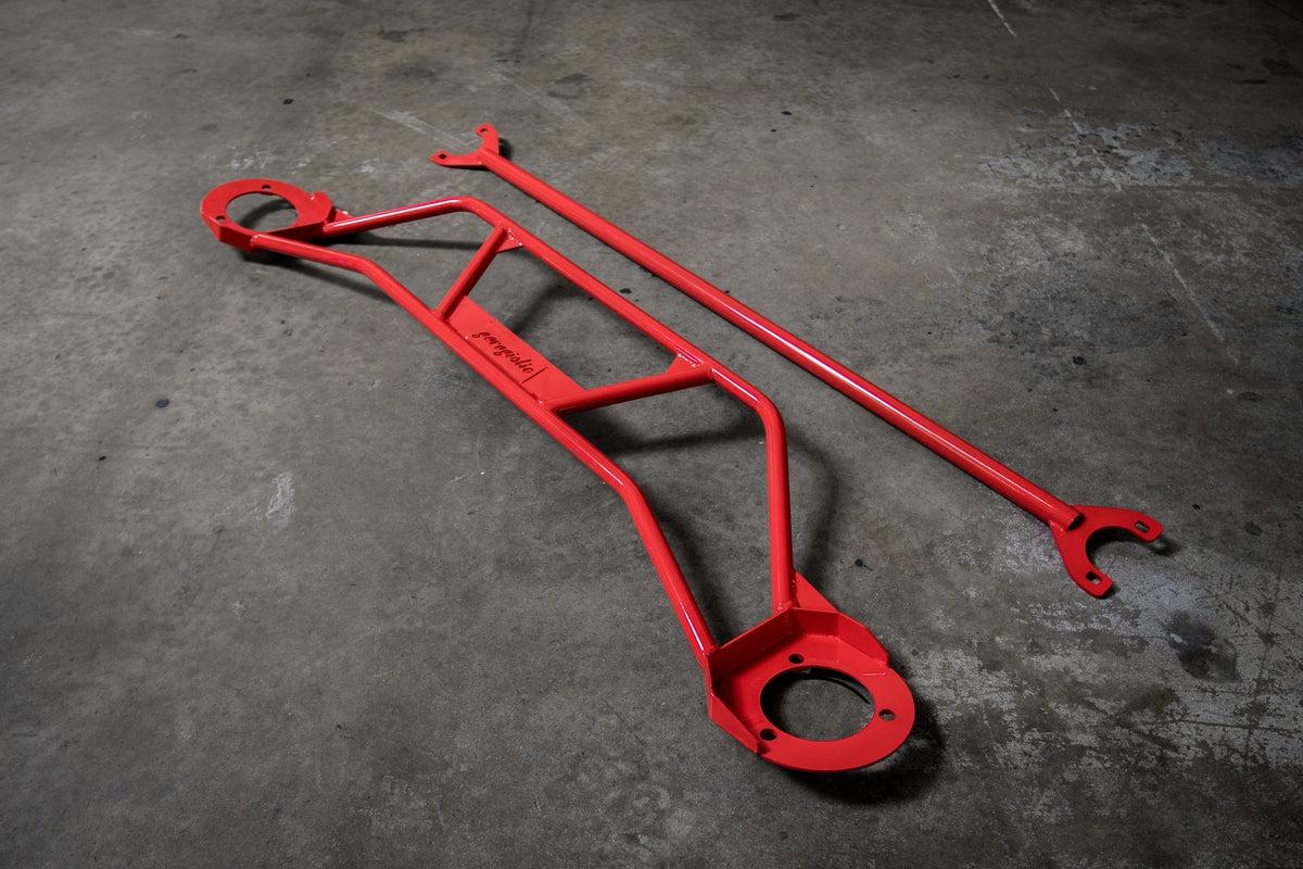 E36 Front and Rear Strut Bar Package combo - E36 M3, 328i, 328 compatible