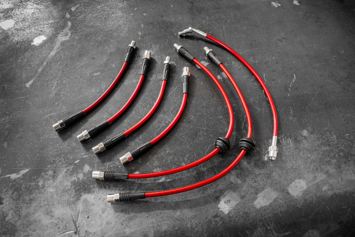 E36 Stainless Steel Complete 6 Brake Line Kit - DOT Compliant