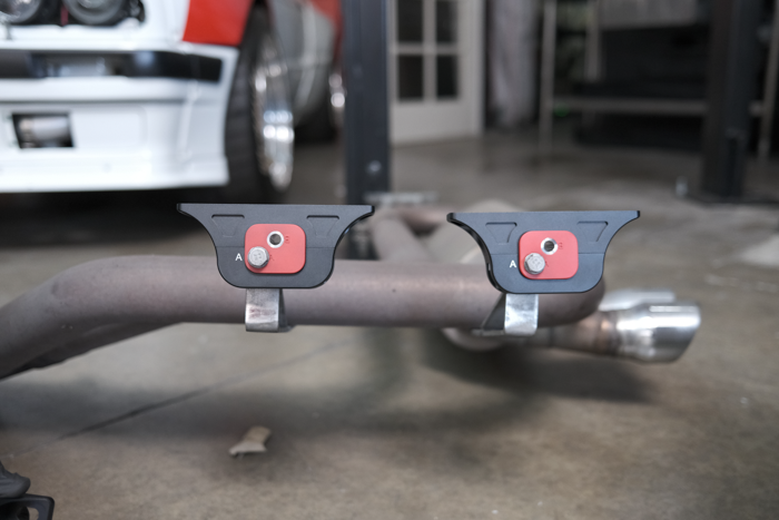 Polyurethane Exhaust Hangers - E36, E46, E31, E90, E92, E39, Z4 - 18211723101 & 18201401797