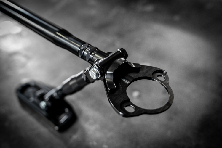 LTW Carbon Fiber E46 Modular 3 Piece Rear Strut Bar - 316, 318, 320, 323, 325, 328, 330, M3