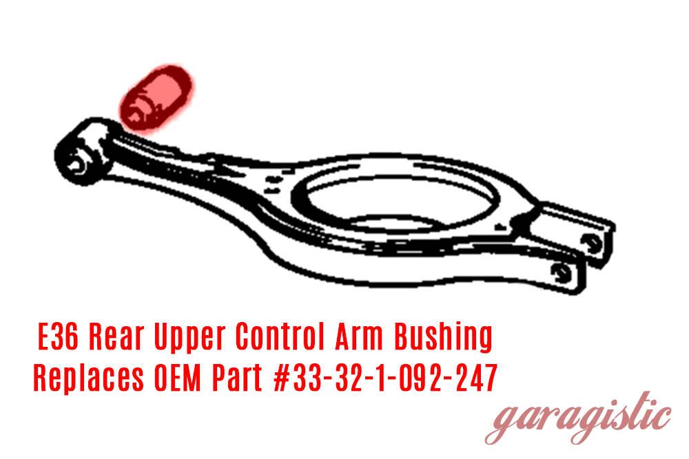 Monoball Upper Spherical Rear Control Arm Bushing Set - E36 E46 Z4 - 33321092247/33321137571
