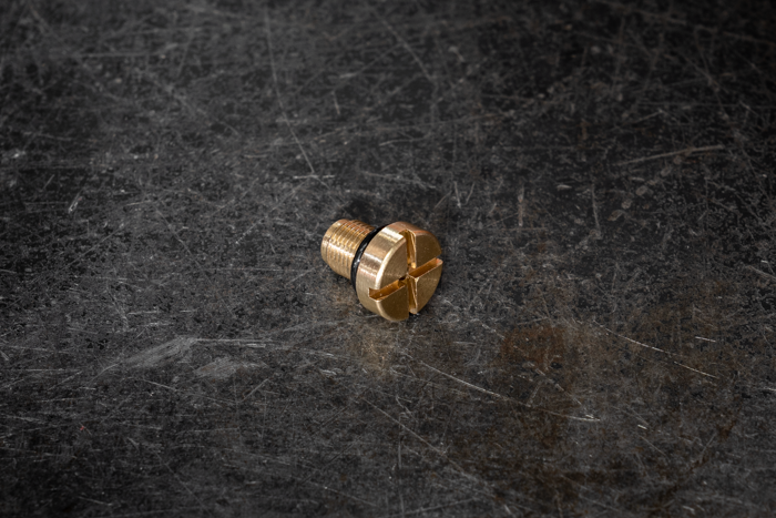 BMW Brass Radiator Bleeder Screw Upgrade - Fits E36, E46, E28, E24, E31, Z3, Z4, E8x, E9x - 17111712788