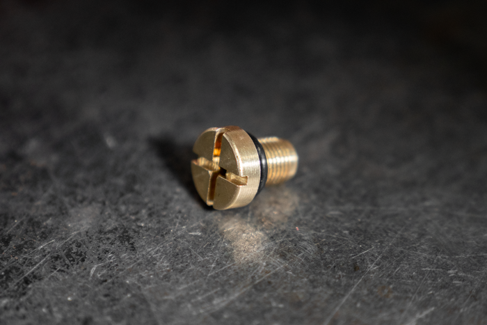 BMW Brass Radiator Bleeder Screw Upgrade - Fits E36, E46, E28, E24, E31, Z3, Z4, E8x, E9x - 17111712788