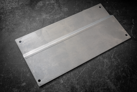 E46 HVAC Delete Aluminum Race Panel