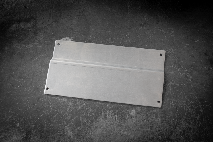 E46 HVAC Delete Aluminum Race Panel