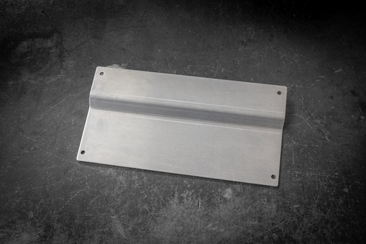 E46 HVAC Delete Aluminum Race Panel