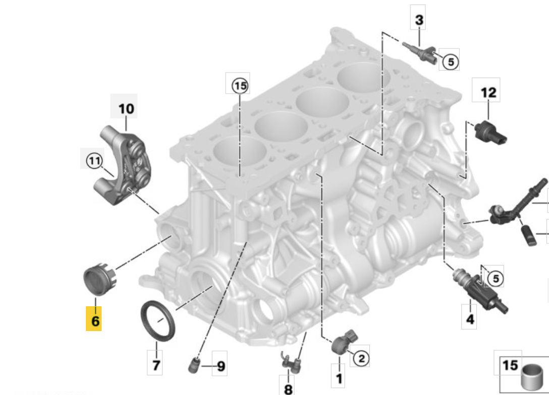 B48 B47 N47  Balance Shaft Plug 